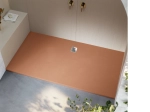 Receveur de douche, sur mesure : Largeur 120 à 300 cm x l. 70 à 150 cm. Bac à douche en résine Akrytan® anti glissant, finition misse, 10 couleurs, Livraison offerte et rapide